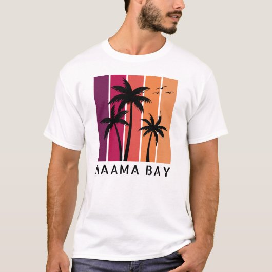 メンズナマベイヴィンテージサンセットTシャツ Tシャツ (正面)