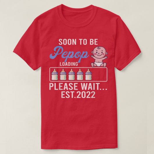 メンズニューグランドパ、妊娠の発表はすぐに Tシャツ (デザイン正面)