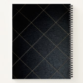 メンズノートクラシックブックジャーナル ノートブック (裏面)