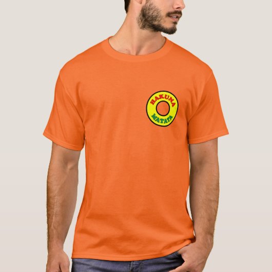 メンズハクナマタタTシャツ Tシャツ (正面)