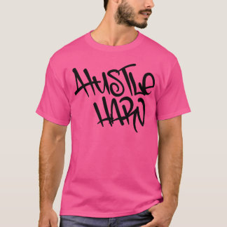 メンズハッスル懸命ジムフィットネストレーニングボディビル Tシャツ