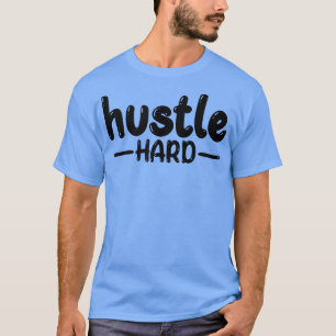 メンズハッスル懸命ジムフィットネストレーニングボディビル Tシャツ
