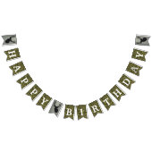 メンズハッピーバースデービッグディア狩り迷彩 バンティングフラッグ (全)