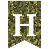 メンズハッピーバースデービッグディア狩り迷彩 バンティングフラッグ (第2の旗)