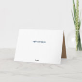 メンズハッピーバースデー カード (裏面)