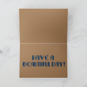 メンズハッピーバースデー カード (内部)