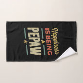 メンズハピネスはペプーである – 祖父 ハンドタオル (ハンドタオル)