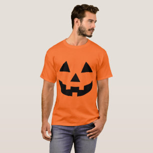 メンズハロウィンのカボチャTシャツのデザインの凝った服 Tシャツ