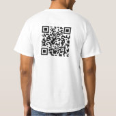 メンズハロウィーンTシャツ – 彼女は私のブー！ Tシャツ (裏面)