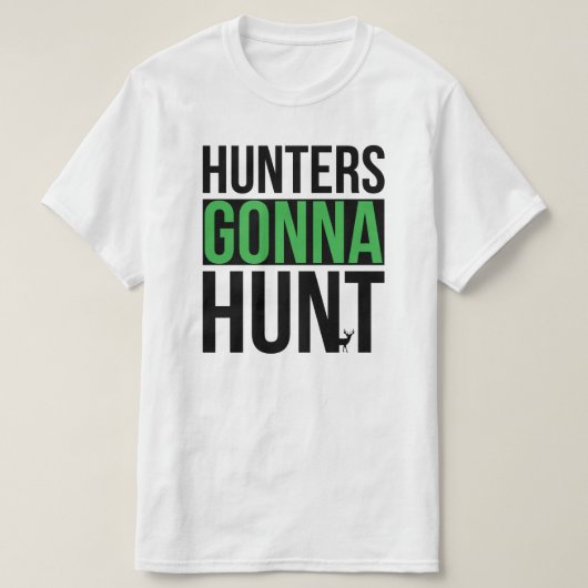 メンズハンターズツおもしろいライ狩り狩りシャツ Tシャツ (デザイン正面)