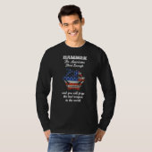 メンズハンマーアメリカ人懸命十分なおもしろい鍛冶屋F Tシャツ (正面フル)