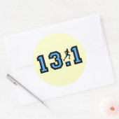 メンズハーフマラソン ラウンドシール (封筒)