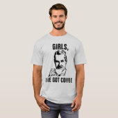 メンズバおもしろいリスタコーヒーTシャツ Tシャツ (正面フル)