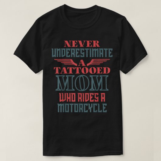 メンズバイクもしくは自転車に乗る人タットオードマモーバイバイモーターライディング Tシャツ (デザイン正面)