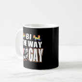 メンズバイセクシュアルLgbtqコミュニティ コーヒーマグカップ (正面左)