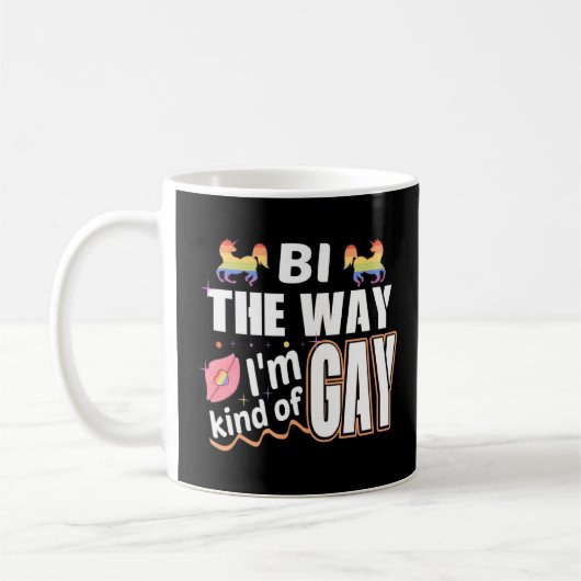 メンズバイセクシュアルLgbtqコミュニティ コーヒーマグカップ (左)