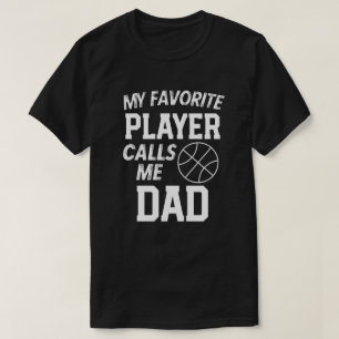メンズバスケットボールのパパのワイシャツの野球の試合日のティー Tシャツ