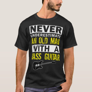 メンズバスプレイヤーミュージシャンギフトファーザー祖父 Tシャツ