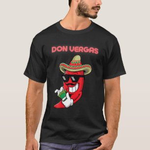 メンズバダスレッドホットチリペッパーDon Vergas T Shir Tシャツ
