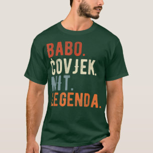 メンズバボニアファーザーボスニアパパボスナ Tシャツ