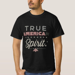 メンズバリュートゥルーアメリカン・スピリットデザイン Tシャツ