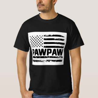 メンズバリューTシャツのポーポープブラック Tシャツ