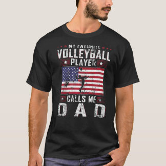 メンズバレーボールお気に入りの選手が私をパパFaと呼ぶ Tシャツ