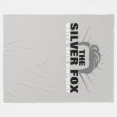 メンズバースデーバナー背景フリースブランケット フリースブランケット (正面(横))