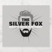 メンズバースデーパーティービールボトルラベル ビールラベル (シングルラベル)