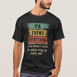 メンズパは家族にマッチするものすべてを父の知る Tシャツ