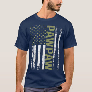 メンズパカッコいいープアメリカ愛国米国国旗Fathe Tシャツ