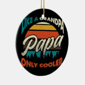 メンズパパおじいちゃん専用クールヴィンテージ セラミックオーナメント (右)