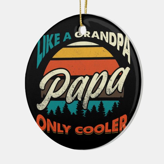 メンズパパおじいちゃん専用クールヴィンテージ セラミックオーナメント (左)