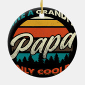 メンズパパおじいちゃん専用クールヴィンテージ セラミックオーナメント (裏面)
