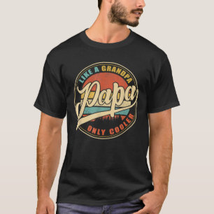 メンズパパがおじいちゃんみたいにおもしろいパパパパ定義 Tシャツ