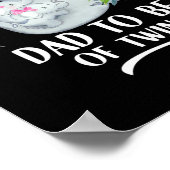 メンズパパの双子の双子の双子の赤ちゃん女の子ゾウになる ポスター (角)