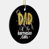 メンズパパの誕生日ガールドーターマッチング セラミックオーナメント (右)
