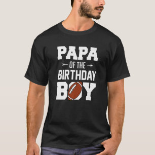 メンズパパの誕生日ボーイサッカーボーイファミリー Tシャツ