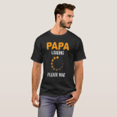 メンズパパの読み込み最高の待ちパパF Tシャツ (正面フル)