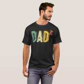 メンズパパは2つの子供の2番目のパワー二乗パパ2 Da Tシャツ (正面フル)