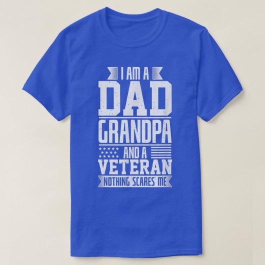 メンズパパグランパ退役軍人ラストミニッツハヌカー Tシャツ (デザイン正面)