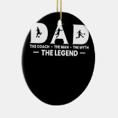 メンズパパコーチ神話の伝説サッカー セラミックオーナメント (右)