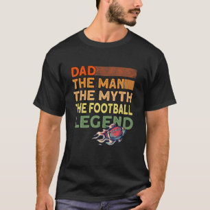 メンズパパザサッカーレジェンド – おもしろいパパアメリカン Tシャツ