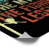 メンズパパザマンザ神話魚釣り伝説Byb ポスター (角)