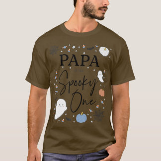 メンズパパザワン不気味ファースト誕生日ブルーボー Tシャツ