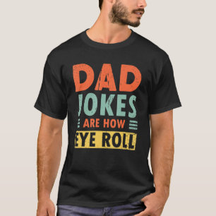 メンズパパジョークは目のパパ転がの冗談である Tシャツ