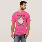 メンズパパジョーク素晴らしいジョークムスヒゲ Tシャツ (正面フル)