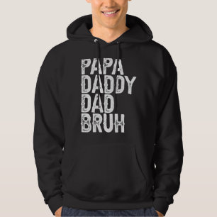 メンズパパダディパパブルファーザーズデイパパとパップ パーカ