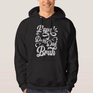 メンズパパダディパパブルファーザーズデイパパとパップ パーカ