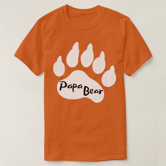 メンズパパベアプレミアム Tシャツ (デザイン正面)
